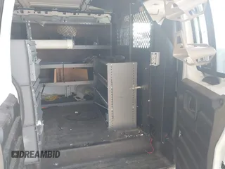 2019 Chevrolet Express Cargo Van with VIN 1GCWGAFP0K1163129, listed as a IAAI auction lot 41984551 with 50,069 mi miles. Bid and sale history available at carsss.com. Image 8.