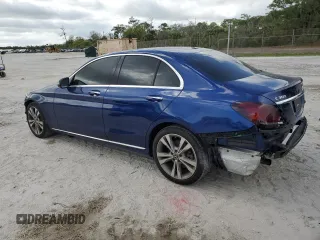 2019 Mercedes-Benz C 300 with VIN 55SWF8DB2KU295639, listed as a Copart auction lot 44784485 with 57,626 mi miles and Salvage Title. Bid and sale history available at DreamBid. Image 2.