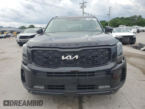 2022 Kia Telluride SX with VIN 5XYP5DHC0NG195265, listed as a Copart auction lot 59853915 with 80,175 mi miles and Salvage title. Bid and sale history available at DreamBid. Image 5.