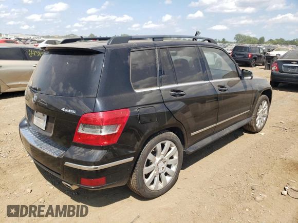 2010 Mercedes-Benz GLK 350 with VIN WDCGG8HB6AF408154, listed as a Copart auction lot 64627624 with 138,629 mi miles and Salvage Title. Bid and sale history available at DreamBid. Image 3.