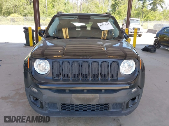 2017 Jeep Renegade Altitude with VIN ZACCJABB6HPG25765, listed as a IAAI auction lot 42374264 with 44,487 mi miles and . Bid and sale history available at DreamBid. Image 12.