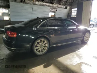 2013 Audi A8 4.0L с VIN WAUR2AFD0DN010633, выставлен на аукционе Copart как лот 47470525 с пробегом 127 801 миль миль и Списание • Salvage title. История ставок и продаж доступна на DreamBid. Изображение 3.