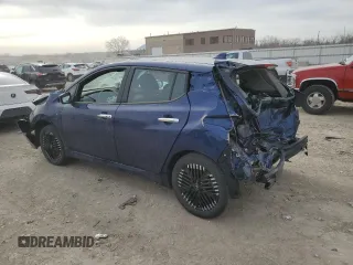 2025 Nissan LEAF SV Plus with VIN 1N4CZ1CV8SC561070, listed as a Copart auction lot 50160365 with 572 mi miles and Salvage Title. Bid and sale history available at carsss.com. Image 2.