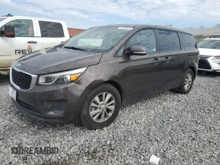 2016 Kia Sedona LX with VIN KNDMB5C15G6100857, listed as a Copart auction lot 45246565 with 152,683 mi miles and Salvage Title. Bid and sale history available at DreamBid. Image 1.