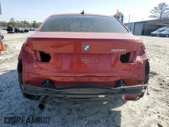 2015 BMW 3 Series 320i with VIN WBA3B1G57FNT03896, listed as a Copart auction lot 50959635 with 97,273 mi miles and Salvage Title. Bid and sale history available at carsss.com. Image 6.