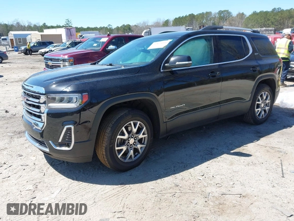 2020 GMC Acadia SLT with VIN 1GKKNMLS4LZ227985, listed as a IAAI auction lot 41864090 with 39,295 mi miles and . Bid and sale history available at DreamBid. Image 18.