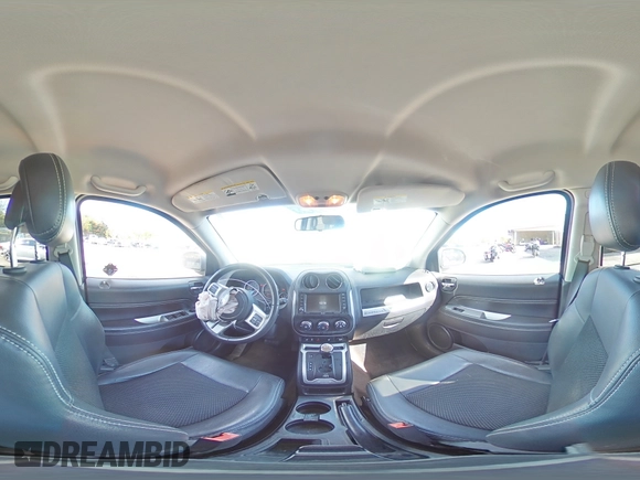 2015 Jeep Compass Latitude with VIN 1C4NJCEB5FD120196, listed as a Copart auction lot 75177614 with 28,889 mi miles and Salvage Title. Bid and sale history available at carsss.com. Image 13.