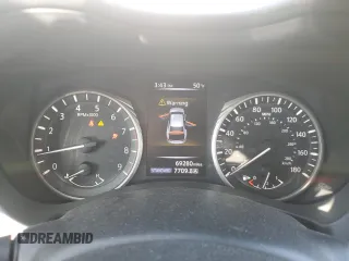 2018 Infiniti Q50 3.0t LUXE with VIN JN1EV7AR1JM437807, listed as a Copart auction lot 52291915 with 69,280 mi miles and Salvage Title. Bid and sale history available at carsss.com. Image 9.