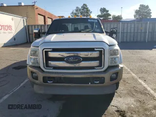 2014 Ford F-450 XL with VIN 1FT8W4DT4EEA08741, listed as a Copart auction lot 77214904 with 168,838 mi miles and Salvage title. Bid and sale history available at DreamBid. Image 5.
