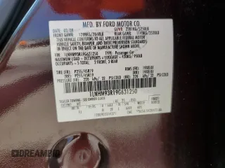 2009 Lincoln MKS with VIN 1LNHM93R19G631250, listed as a Copart auction lot 55442505 with 160,926 mi miles and Salvage Title. Bid and sale history available at DreamBid. Image 12.