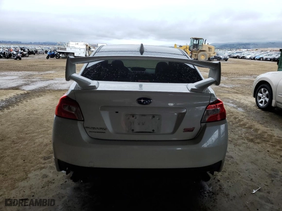 2018 Subaru WRX STI with VIN JF1VA2M62J9833122, listed as a Copart auction lot 45609215 with 36,498 mi miles and Salvage Title. Bid and sale history available at carsss.com. Image 6.