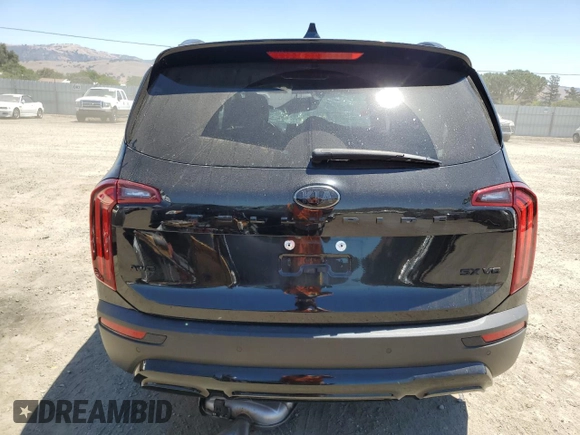 2021 Kia Telluride SX with VIN 5XYP5DHC9MG186787, listed as a Copart auction lot 64638815 with 10,885 mi miles and Salvage title. Bid and sale history available at DreamBid. Image 6.