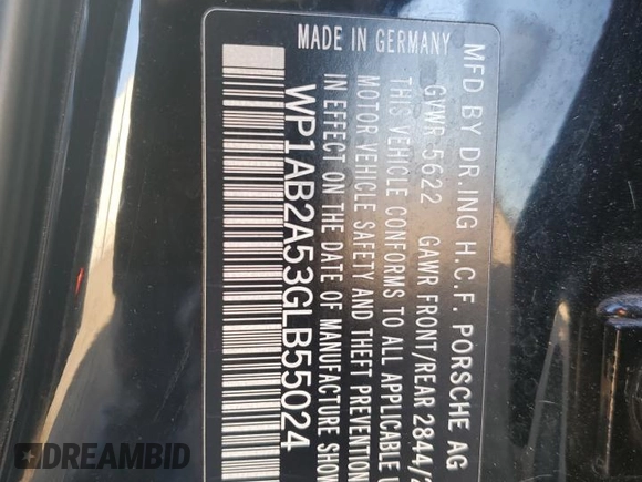 2016 Porsche Macan S with VIN WP1AB2A53GLB55024, listed as a Copart auction lot 42554755 with 152,098 mi miles and Clean Title. Bid and sale history available at DreamBid. Image 13.