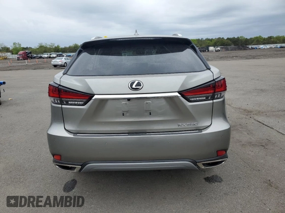 2022 Lexus RX 350 z VIN 2T2JZMDA6NC320873, wystawiony jako Copart lot #56297795 z przebiegiem 22 001 mil mil oraz Szkoda całkowita • Salvage title. Historia ofert i sprzedaży dostępna na DreamBid. Obrazek 6.
