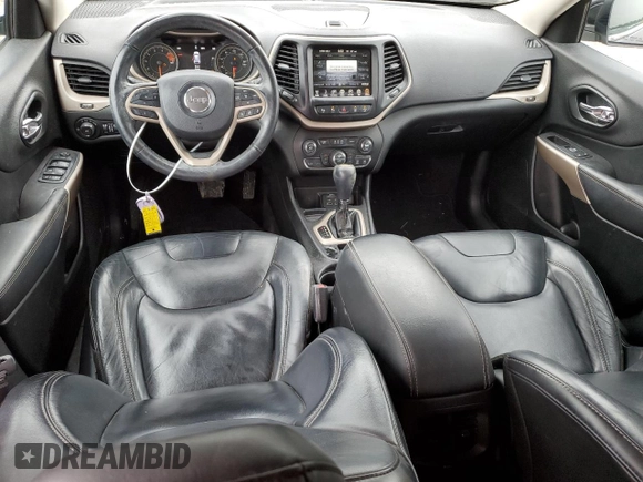 2018 Jeep Cherokee Limited with VIN 1C4PJLDX9JD509955, listed as a Copart auction lot 42969415 with 86,926 mi miles and Salvage title. Bid and sale history available at DreamBid. Image 8.