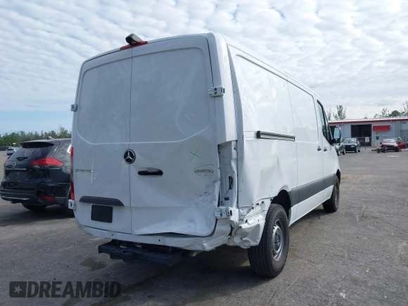 2024 Mercedes-Benz Sprinter Cargo with VIN W1Y4KBHY4RT175862, listed as a IAAI auction lot 41347055 with 21,566 mi miles and . Bid and sale history available at carsss.com. Image 6.