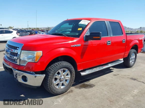 2013 Ford F-150 XL with VIN 1FTFW1EF0DKF60767, listed as a IAAI auction lot 41809576 with 120,946 mi miles. Bid and sale history available at carsss.com. Image 2.