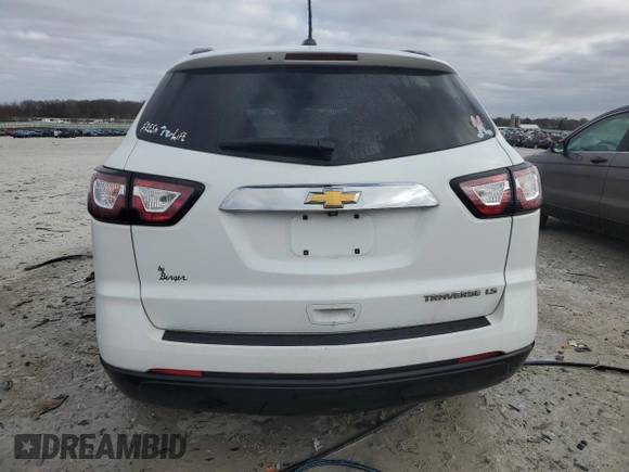 2016 Chevrolet Traverse LS z VIN 1GNKRFED0GJ203317, wystawiony jako Copart lot #52224485 z przebiegiem 144 729 mil mil oraz Czysty tytuł • Clean title. Historia ofert i sprzedaży dostępna na DreamBid. Obrazek 6.