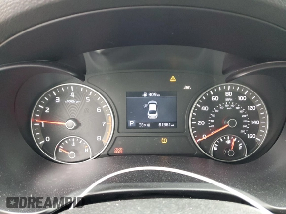 2019 Kia Optima LX with VIN 5XXGT4L3XKG350398, listed as a Copart auction lot 44720695 with 61,361 mi miles and Salvage Title. Bid and sale history available at carsss.com. Image 9.