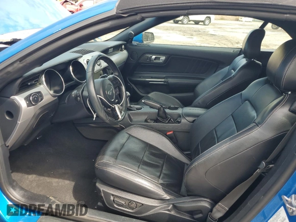 2021 Ford Mustang EcoBoost with VIN 1FATP8UH1M5104857, listed as a Copart auction lot 57152165 with 75,303 mi miles and Salvage title. Bid and sale history available at DreamBid. Image 7.