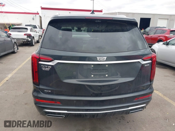 2022 Cadillac XT6 Premium Luxury with VIN 1GYKPDRS3NZ135129, listed as a IAAI auction lot 41789037 with 25,607 mi miles. Bid and sale history available at carsss.com. Image 17.