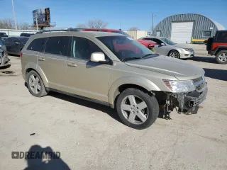 2010 Dodge Journey SXT with VIN 3D4PH5FV5AT169610, listed as a Copart auction lot 49323215 with 243,471 mi miles and Salvage Title. Bid and sale history available at carsss.com. Image 4.