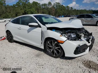 2019 Honda Civic Si Coupe with VIN 2HGFC3A56KH751889, listed as a Copart auction lot 79749494 with 61,994 mi miles and Salvage Title. Bid and sale history available at carsss.com. Image 4.