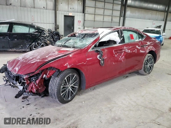 2024 Lexus ES 300h with VIN 58ADA1C15RU039931, listed as a Copart auction lot 50081195 with Not provided miles and Salvage title. Bid and sale history available at DreamBid. Image 1.