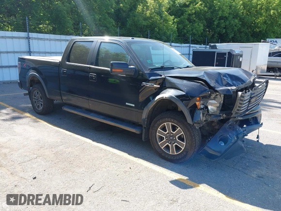 2011 Ford F-150 XLT with VIN 1FTFW1ET1BFC15033, listed as a IAAI auction lot 42585228 with 154,575 mi miles and . Bid and sale history available at DreamBid. Image 1.