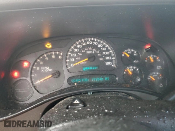 2004 Chevrolet Suburban LS with VIN 3GNGK26U84G244373, listed as a Copart auction lot 80737304 with 191,545 mi miles and Salvage Title. Bid and sale history available at carsss.com. Image 9.