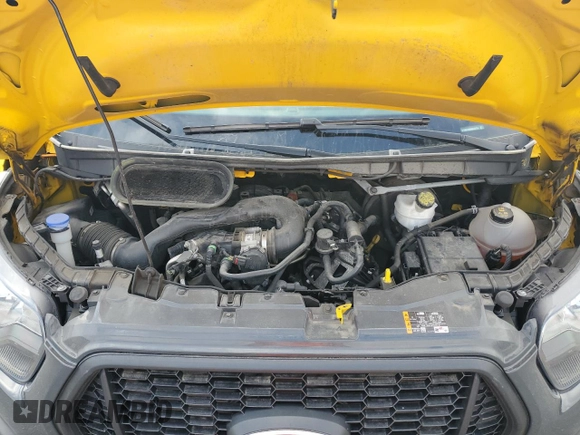 2022 Ford Transit Cargo z VIN 1FTBR1X85NKA42773, wystawiony jako Copart lot #57188295 z przebiegiem 59 108 mil mil oraz Szkody całkowita. Historia ofert i sprzedaży dostępna na DreamBid. Obrazek 12.
