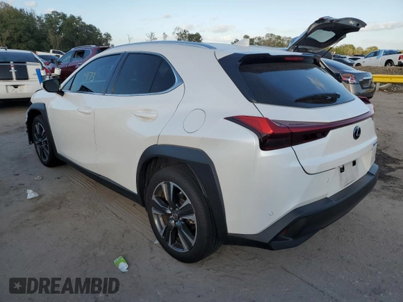 2021 Lexus UX with VIN JTHP3JBH7M2037702, listed as a Copart auction lot 69784022 with 14,173 mi miles. Bid and sale history available at carsss.com. Image 2.