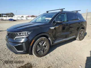 2021 Kia Sorento Hybrid S with VIN KNDRG4LG5M5039808, listed as a Copart auction lot 83978624 with 96,630 mi miles and Salvage Title. Bid and sale history available at carsss.com. Image 1.