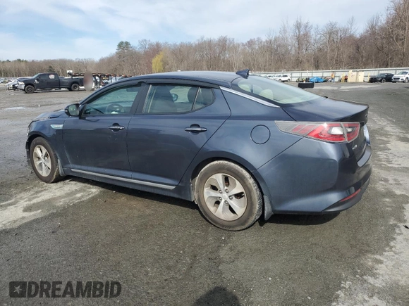 2015 Kia Optima Hybrid with VIN KNAGM4AD2F5077523, listed as a Copart auction lot 52994625 with 87,729 mi miles and Salvage Title. Bid and sale history available at carsss.com. Image 2.