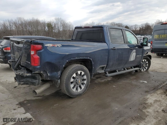 2021 Chevrolet Silverado 2500HD Custom with VIN 1GC4YMEY5MF276709, listed as a Copart auction lot 48686065 with 0 mi miles and Salvage Title. Bid and sale history available at carsss.com. Image 3.