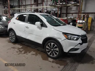 2019 Buick Encore Essence with VIN KL4CJCSM0KB888312, listed as a IAAI auction lot 41521541 with 135,219 mi miles. Bid and sale history available at carsss.com. Image 1.