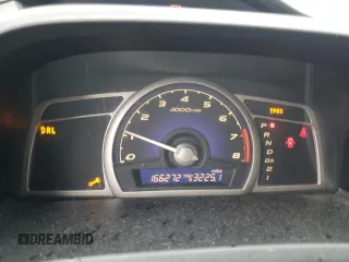 2008 Honda Civic LX with VIN 2HGFA16598H351403, listed as a Copart auction lot 55819905 with 166,272 mi miles and Salvage Title. Bid and sale history available at DreamBid. Image 9.