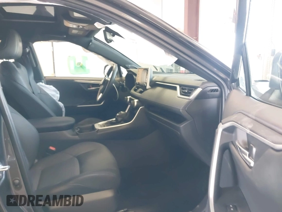 2021 Toyota RAV4 Hybrid XSE with VIN JTME6RFV5MD515361, listed as a IAAI auction lot 42160739 with 37,097 mi miles and . Bid and sale history available at DreamBid. Image 5.