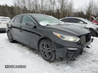 2021 Kia Forte EX with VIN 3KPF54AD2ME336444, listed as a Copart auction lot 88734225 with 76,017 mi miles and Salvage Title. Bid and sale history available at DreamBid. Image 4.