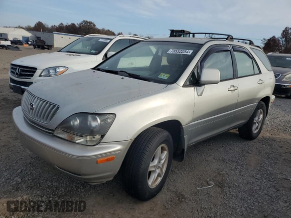 1999 Lexus RX 300 Luxury SUV with VIN JT6HF10U0X0089578, listed as a Copart auction lot 78552254 with 178,200 mi miles and Clean Title. Bid and sale history available at carsss.com. Image 1.