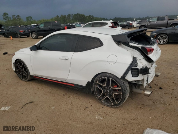 2021 Hyundai Veloster N with VIN KMHT36AH9MU011200, listed as a Copart auction lot 50986355 with 44,477 mi miles and Salvage Title. Bid and sale history available at carsss.com. Image 2.