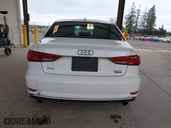 2018 Audi A3 Sedan Premium with VIN WAUB8GFF7J1020129, listed as a IAAI auction lot 41933899 with 69,654 mi miles. Bid and sale history available at carsss.com. Image 16.
