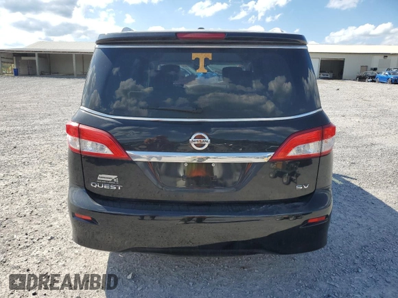 2014 Nissan Quest SV z VIN JN8AE2KP0E9105480, wystawiony jako Copart lot #55634095 z przebiegiem 122 369 mil mil oraz Szkoda całkowita • Salvage title. Historia ofert i sprzedaży dostępna na DreamBid. Obrazek 6.