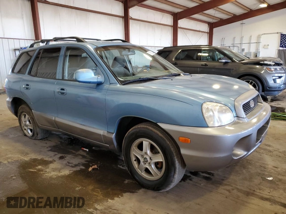 2004 Hyundai Santa Fe with VIN KM8SB12B04U690964, listed as a Copart auction lot 76815354 with 121,312 mi miles and Salvage Title. Bid and sale history available at carsss.com. Image 4.