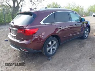 2014 Acura MDX with VIN 5FRYD4H22EB031441, listed as a IAAI auction lot 42233199 with 193,784 mi miles and . Bid and sale history available at DreamBid. Image 4.