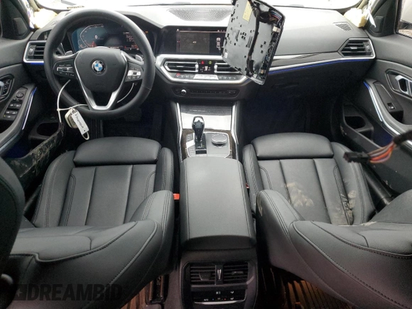 2021 BMW 3 Series 330i with VIN 3MW5R1J02M8C19809, listed as a Copart auction lot 47444745 with 89,647 mi miles and Salvage Title. Bid and sale history available at carsss.com. Image 8.