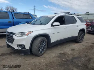 2019 Chevrolet Traverse RS with VIN 1GNERJKXXKJ241712, listed as a Copart auction lot 87760275 with 0 mi miles and Salvage Title. Bid and sale history available at carsss.com. Image 1.