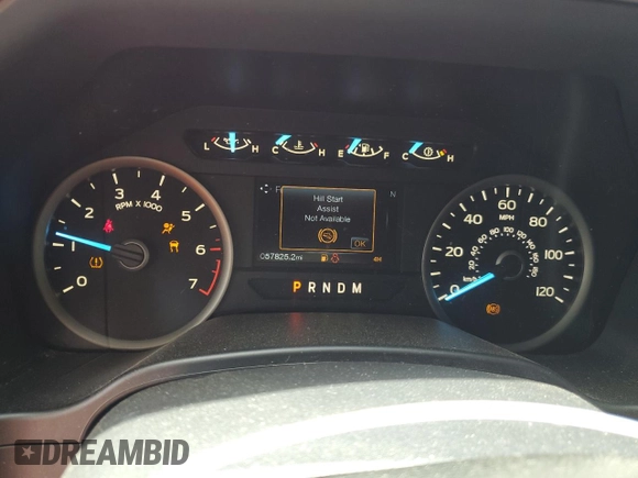 2018 Ford F-150 XL with VIN 1FTEW1E5XJFA27140, listed as a Copart auction lot 56948105 with 57,825 mi miles and Clean title. Bid and sale history available at DreamBid. Image 9.