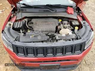 2021 Jeep Compass Altitude with VIN 3C4NJCBB7MT597532, listed as a Copart auction lot 51408535 with 87,085 mi miles and Salvage title. Bid and sale history available at DreamBid. Image 14.