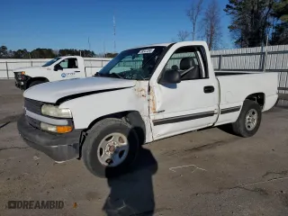 2002 Chevrolet Silverado 1500 with VIN 1GCEC14X32Z108069, listed as a Copart auction lot 89347285 with 242,436 mi miles and Salvage Title. Bid and sale history available at carsss.com. Image 1.